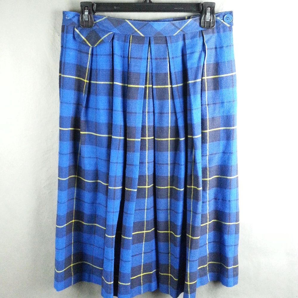 Vintage Blue CHAUS Womens Skirt Size 12